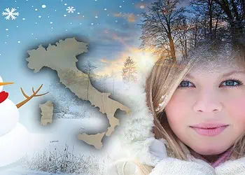Magico Natale su parte d'Italia