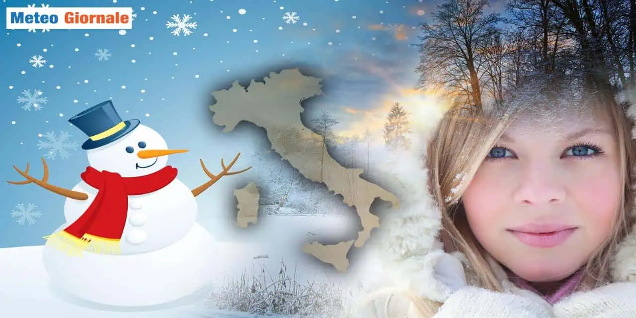 Magico Natale su parte d'Italia