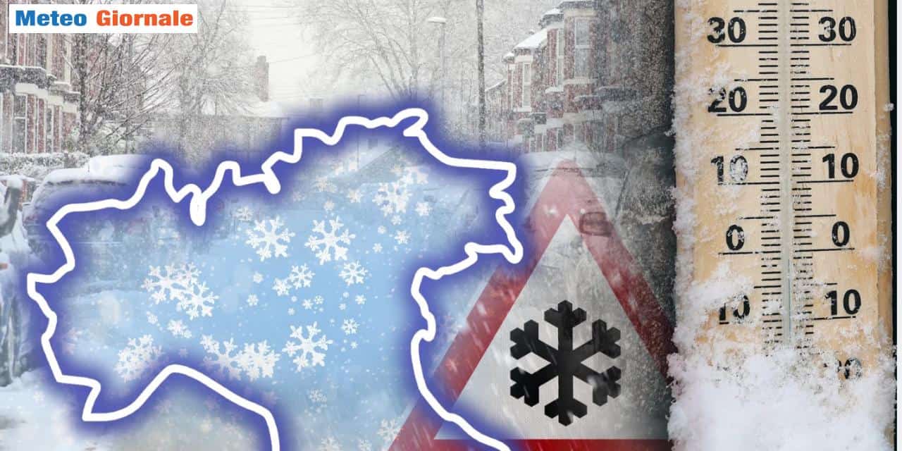 Meteo: neve in Pianura Padana prima di Natale