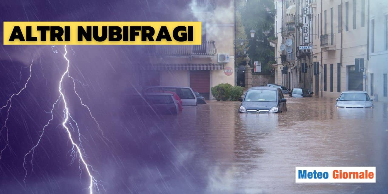 Meteo: piogge torrenziali nei prossimi sei giorni su queste regioni