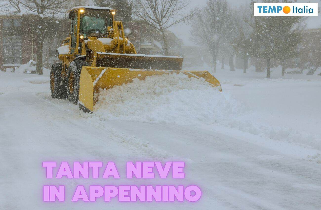 Meteo, è attesa tantissima neve a bassa quota in Appennino, e non solo