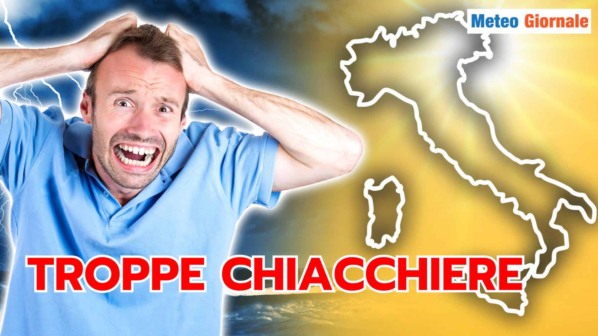 Tante, troppe chiacchiere METEO. Spesso parole sprecate