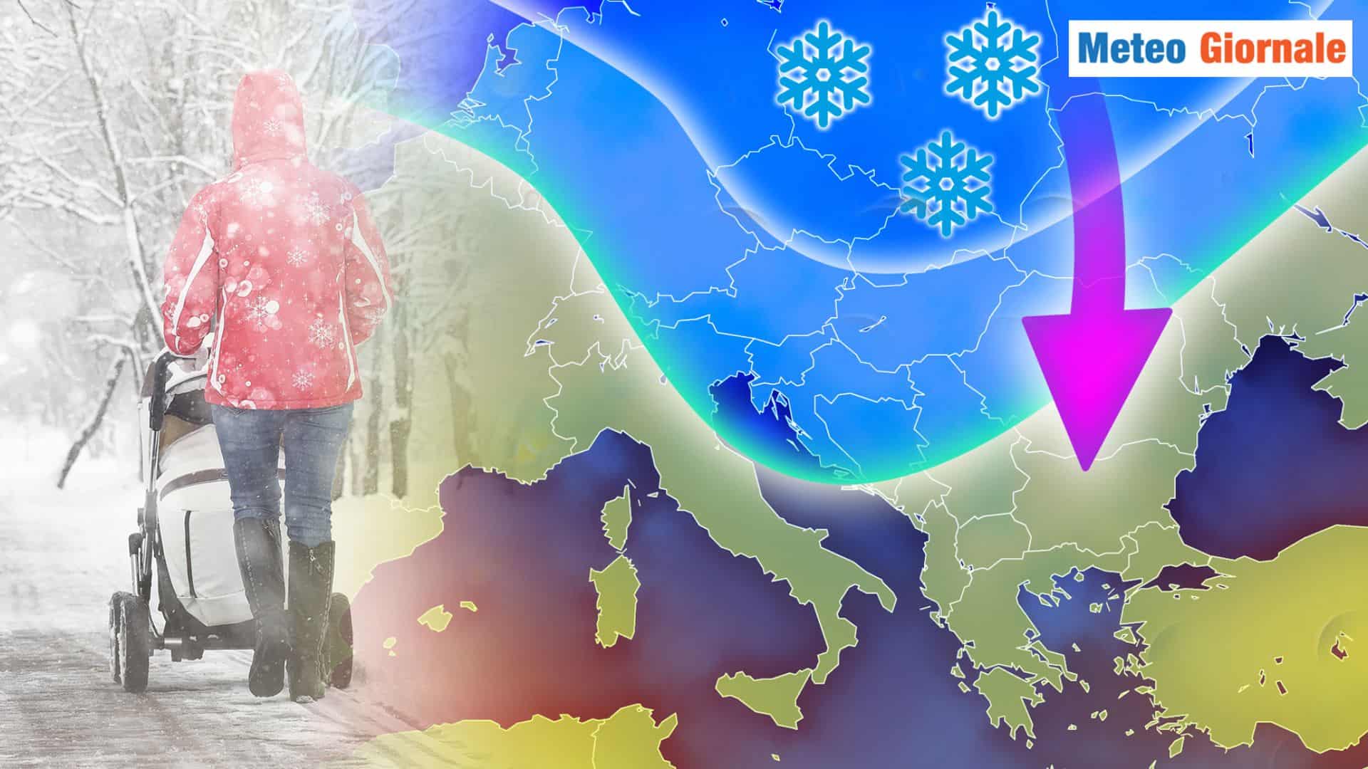 METEO Inverno: quando il Vortice Polare porta neve e gelo