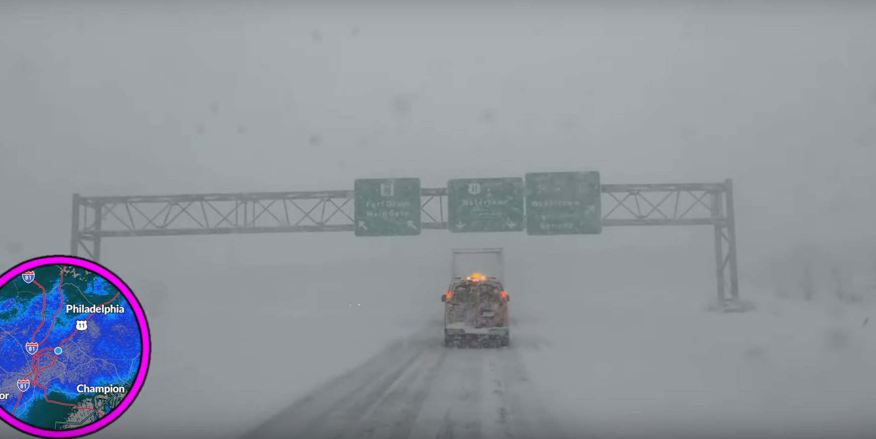 Eccezionale nevicata da effetto lago sommerge lo stato di New York… e spunta il temporale nevoso