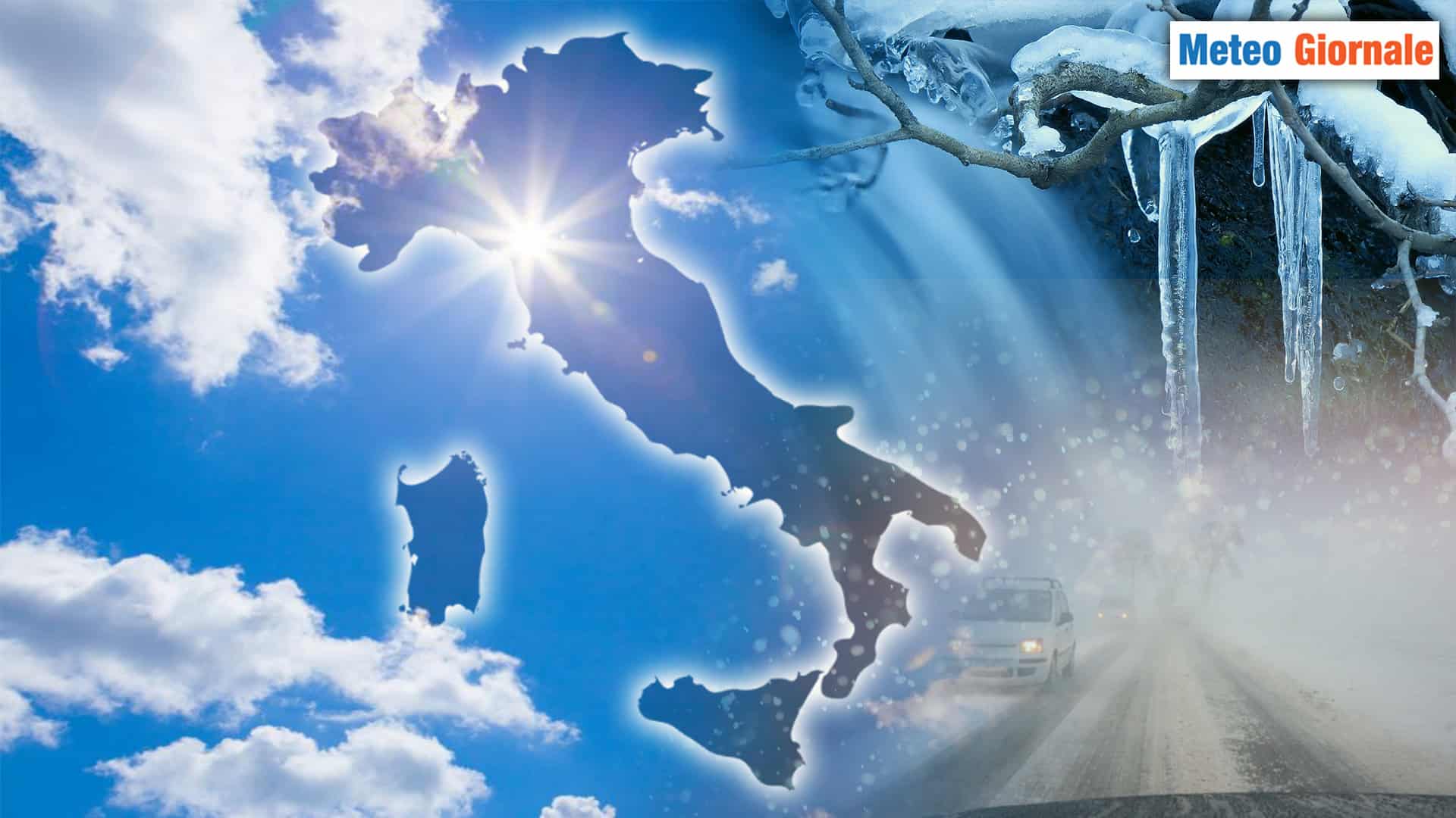 Meteo Italia: freddo artico e maltempo colpiscono il Sud
