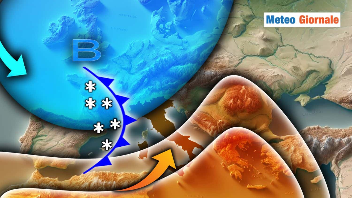 Meteo: STOP Anticiclone, carico di Pioggia e NEVE su diverse Regioni