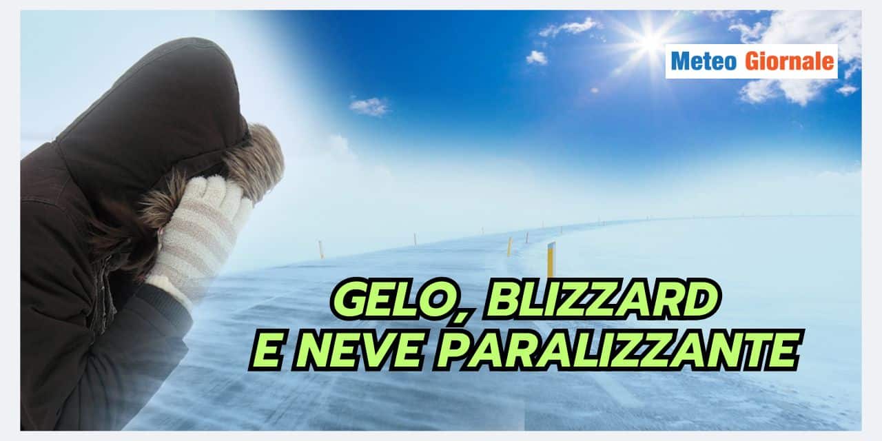Gelo siderale, metrate di neve, meteo storico