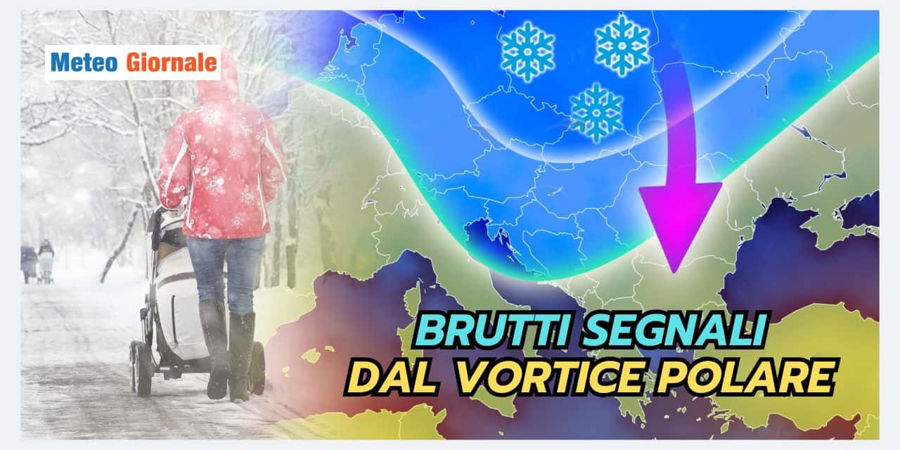 Brutti segnali dal Vortice Polare, meteo stravolto