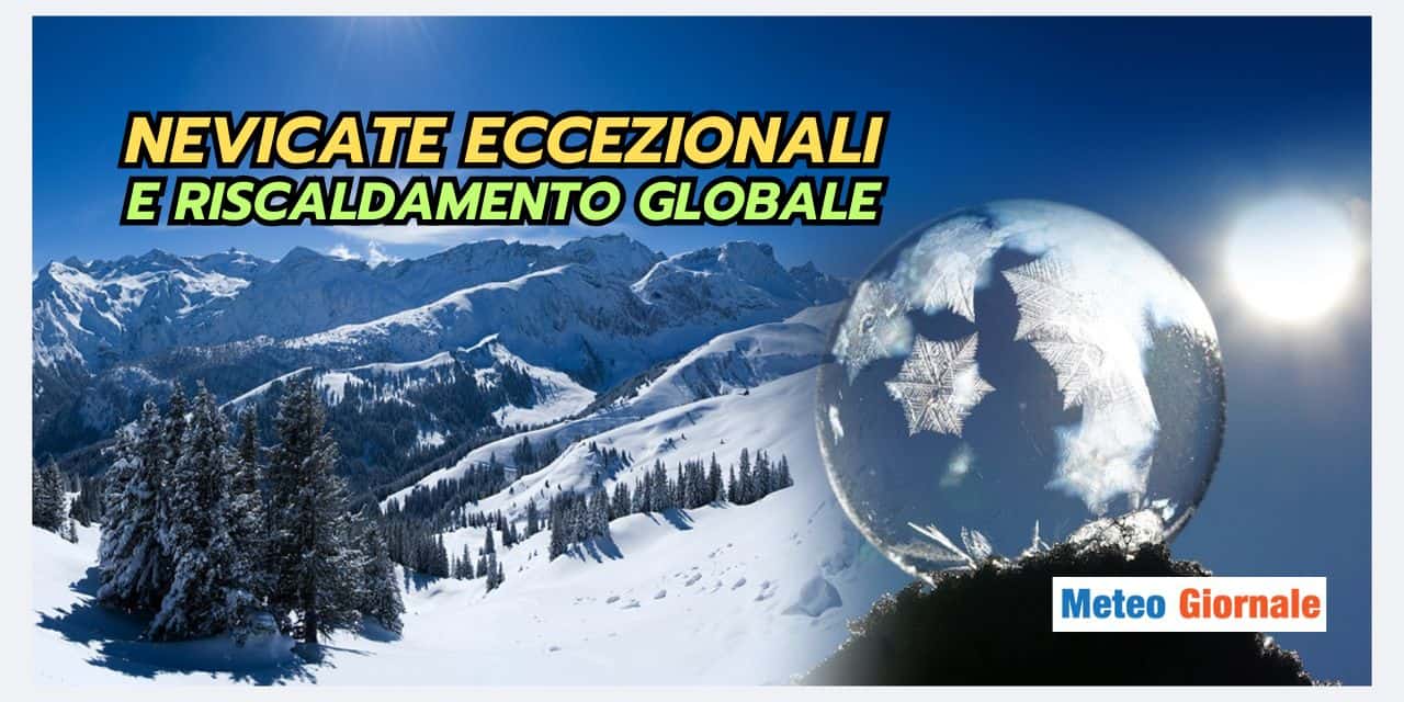 NEVE RECORD in Gennaio e Febbraio: meteo estremo