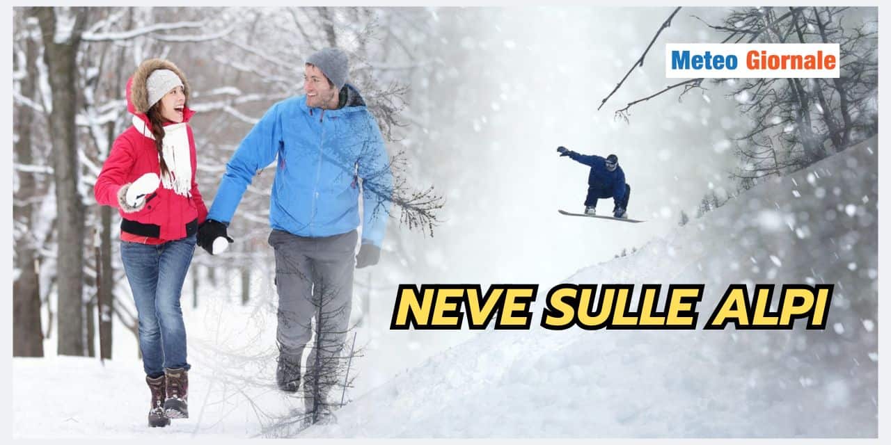 Neve sulle ALPI, ma clima mite: ecco i dettagli per le REGIONI