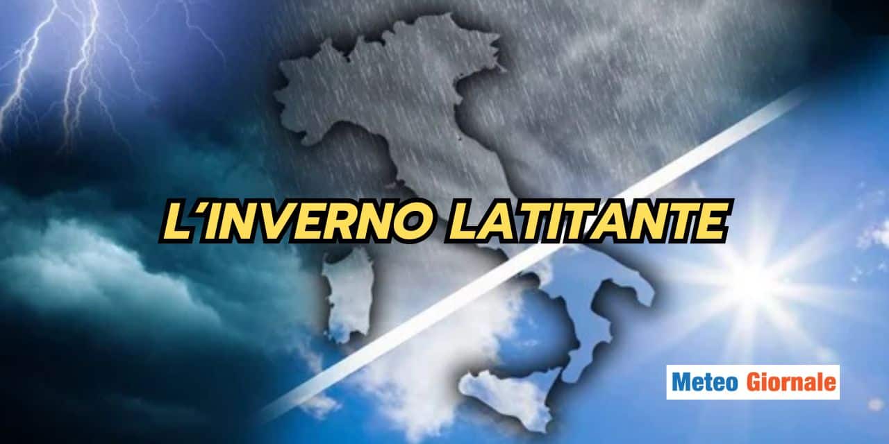 Meteo prossimi giorni: Inverno LATITANTE, tra piogge e mitezza