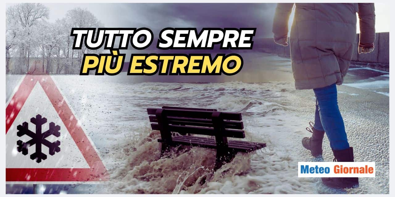 Meteo sempre più ESTREMO, i cambiamenti che inquietano