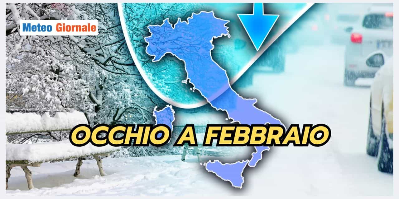 Meteo prossimi giorni: pioggia e mitezza, ma OCCHIO a FEBBRAIO