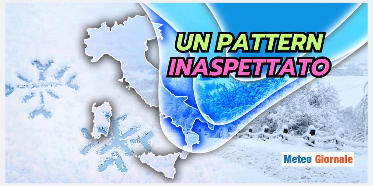 Febbraio: pattern meteo ANOMALO, vi diciamo cosa potrebbe accadere