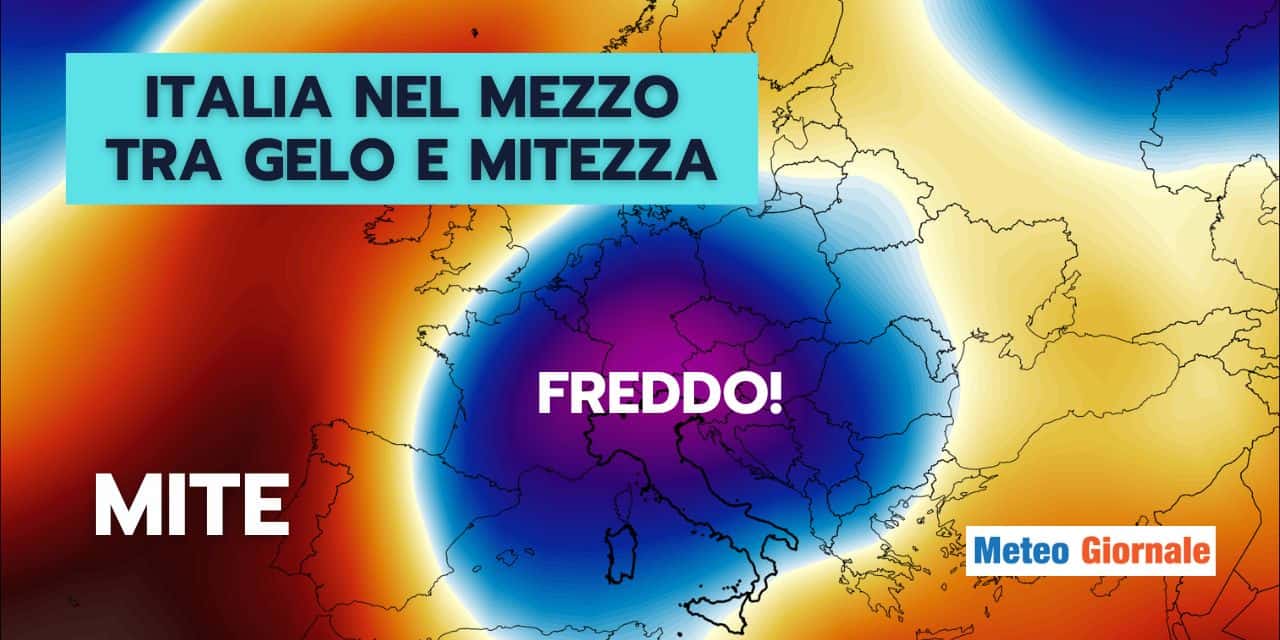 SCONTRO meteo tra titani, Italia AGO della bilancia