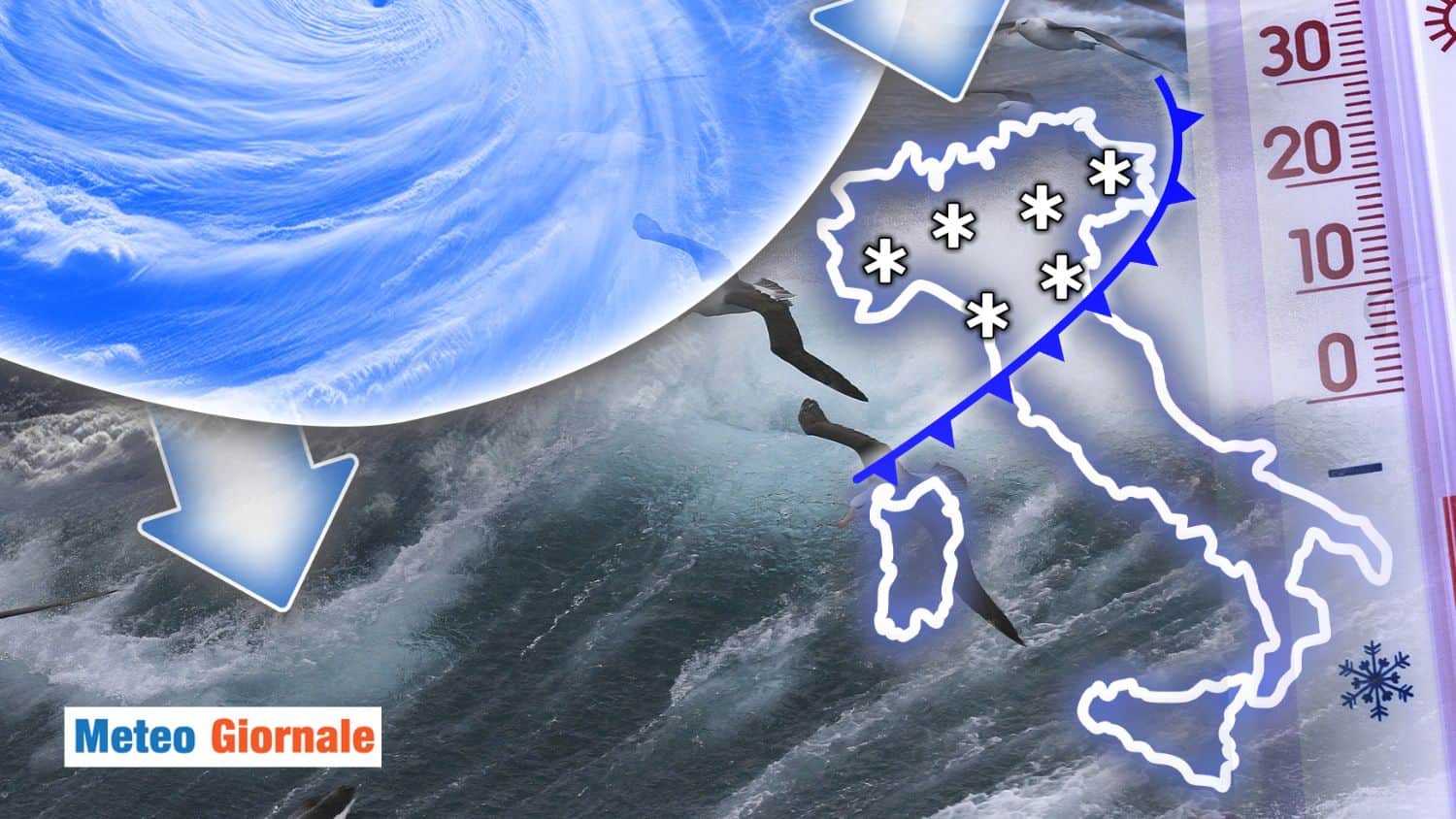 Meteo, Nevicate epiche in vista: Vortice polare in difficoltà