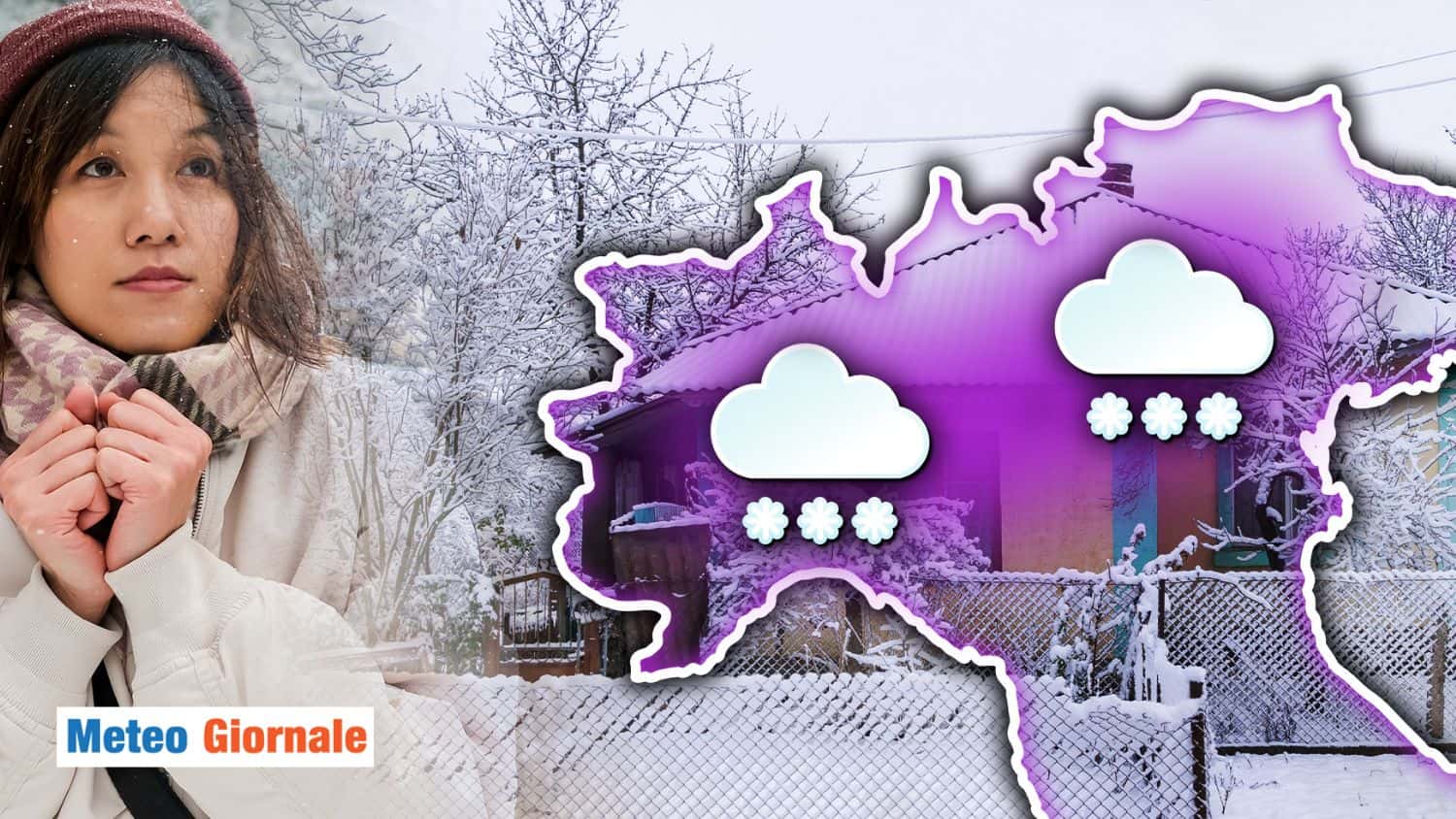 Meteo, NORD sotto la neve: attese abbondanti nevicate fino a martedì