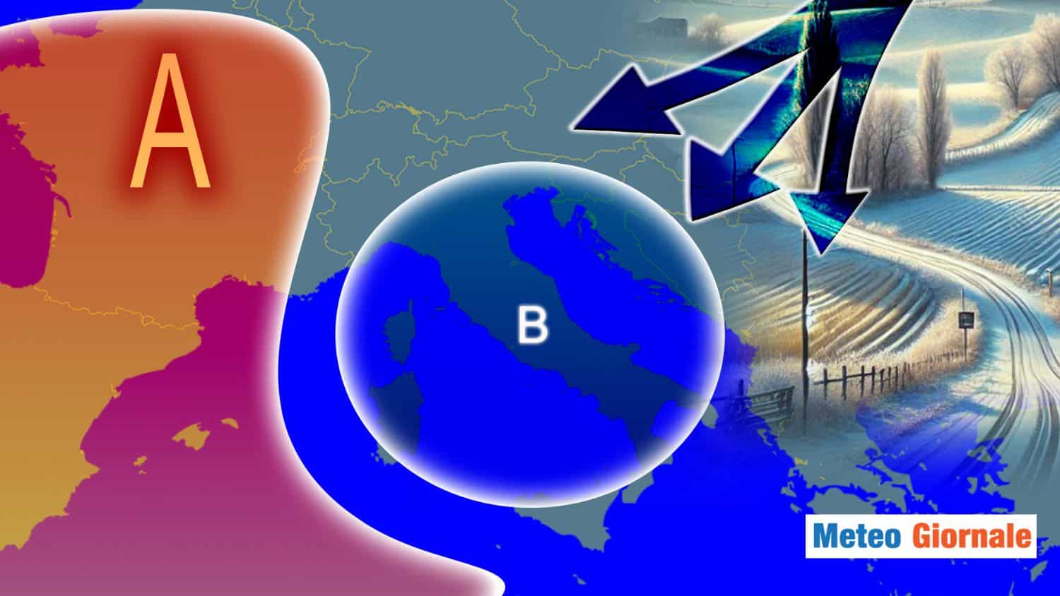 Meteo: IMMINENTE nuovo nucleo Gelido dai Balcani, alluvioni al SUD