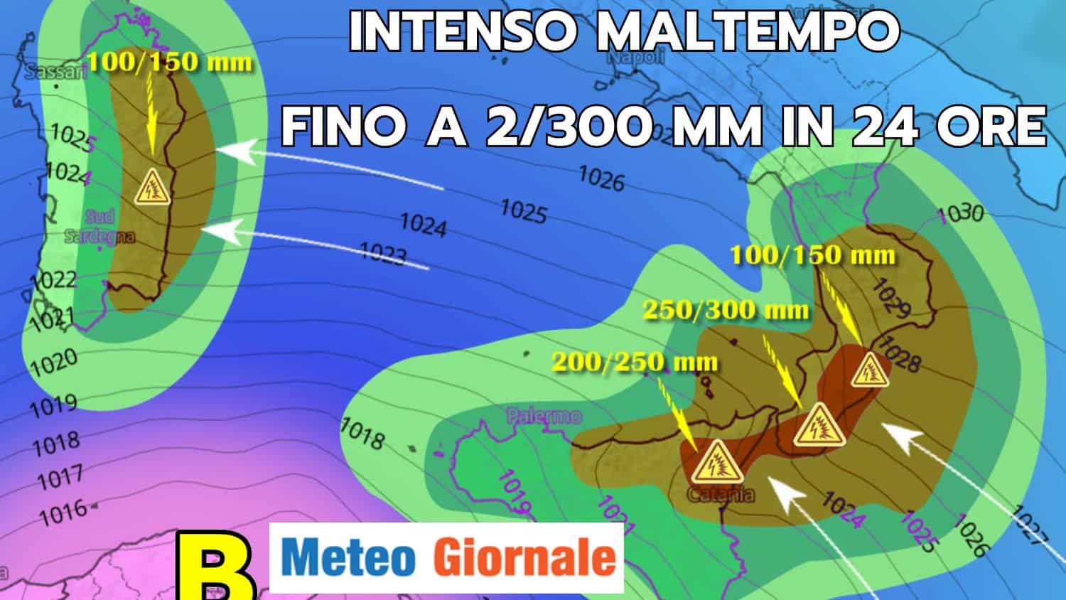Occhio a venerdì 17: meteo cattivo e rischio dissesti. Ecco dove