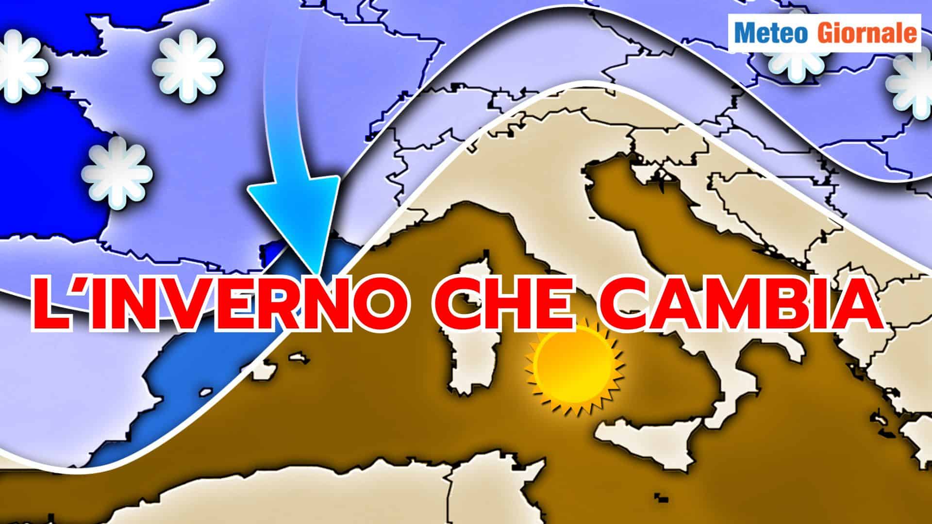 Perché il Mediterraneo non ha più il Meteo d'INVERNO di una volta