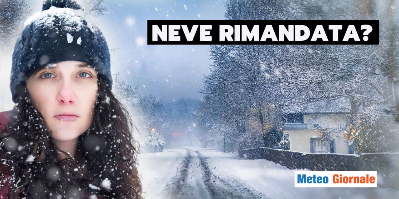 Meteo: neve in pianura rimandata, occhi puntati su questa data