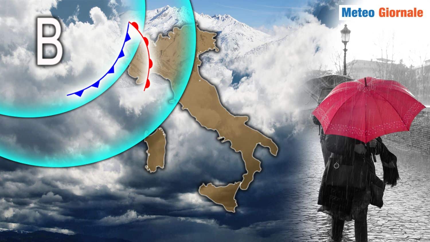 Meteo Italia: Anticiclone disturbato dalla PERTURBAZIONE. Pioggia su queste regioni
