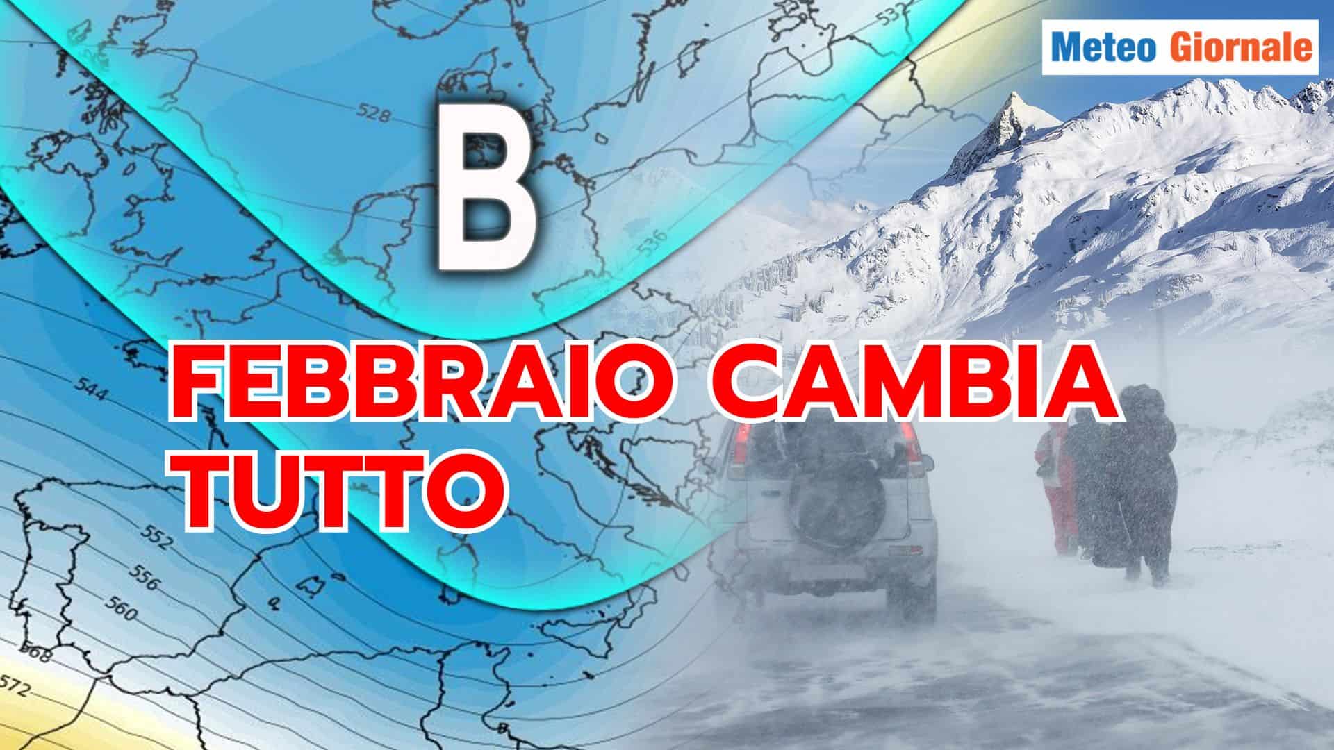 INVERNO in crisi? Il Meteo di FEBBRAIO può cambiare tutto