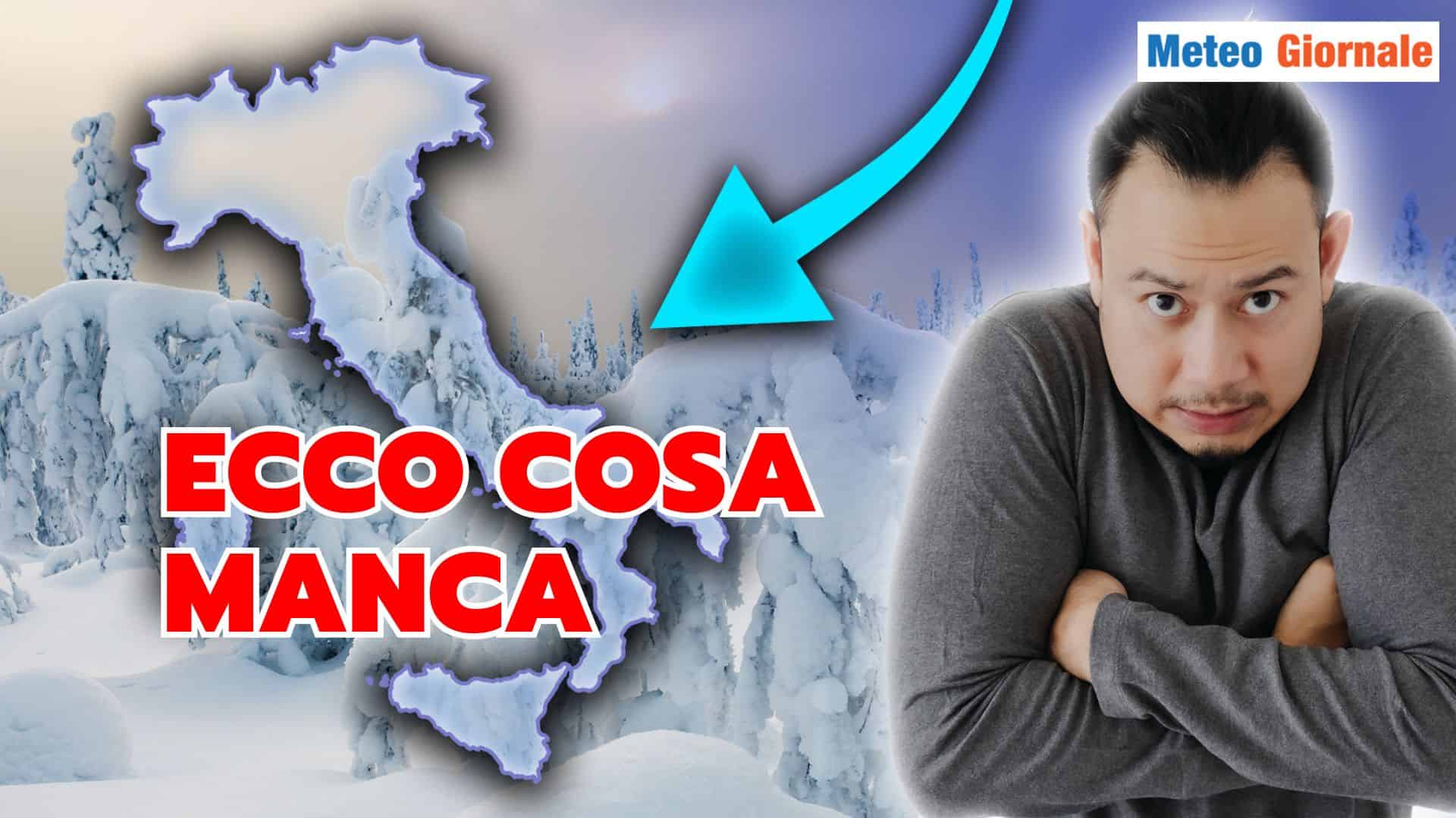INVERNO, cosa manca? La risposta Meteo è semplice: il FREDDO vero