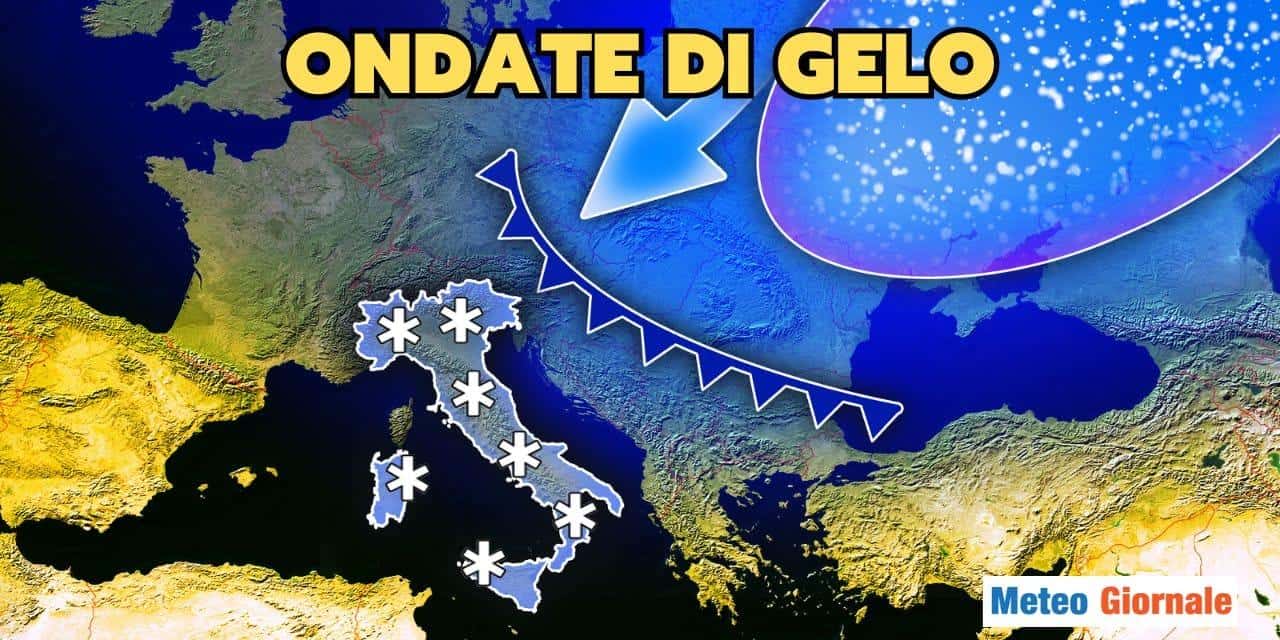 Meteo: Vortice Polare scatenato, ondate di gelo a catena. Aggiornamento