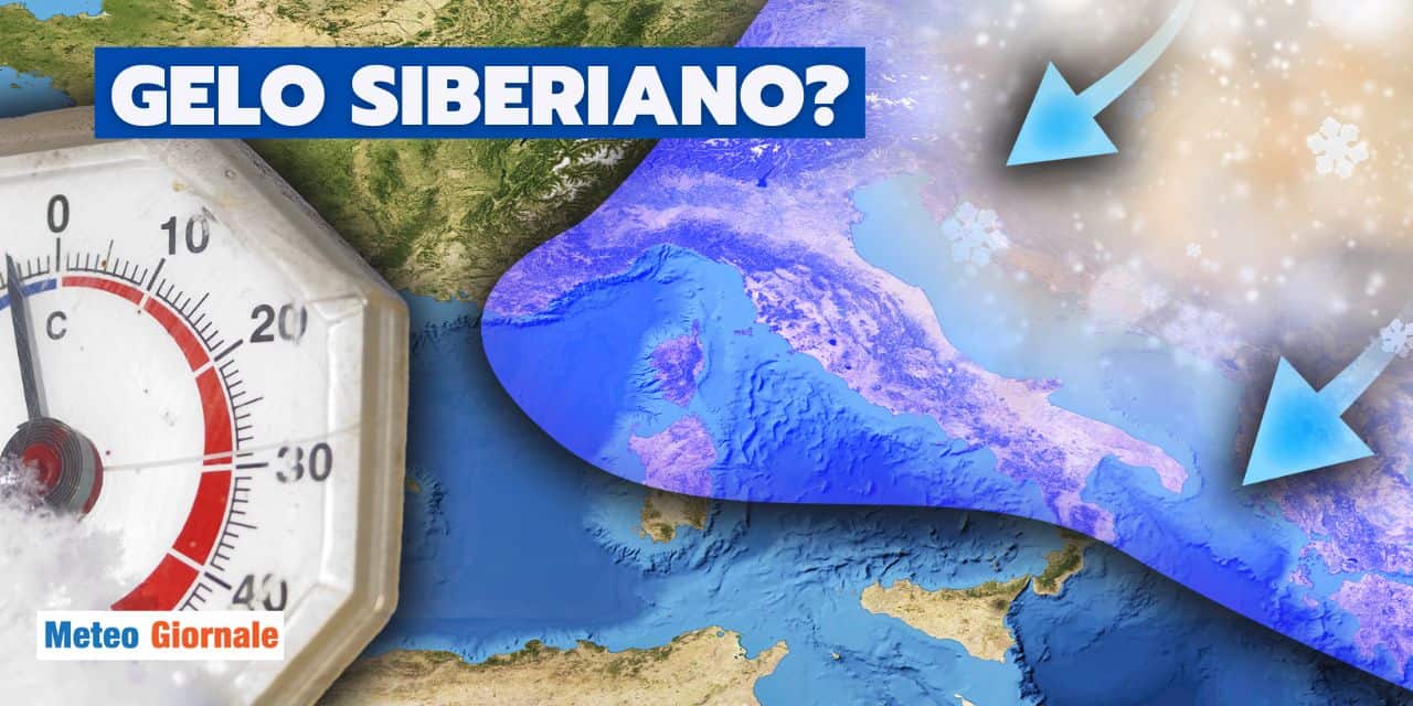Meteo: gelo da est minaccia l’Italia, Gennaio chiude col botto