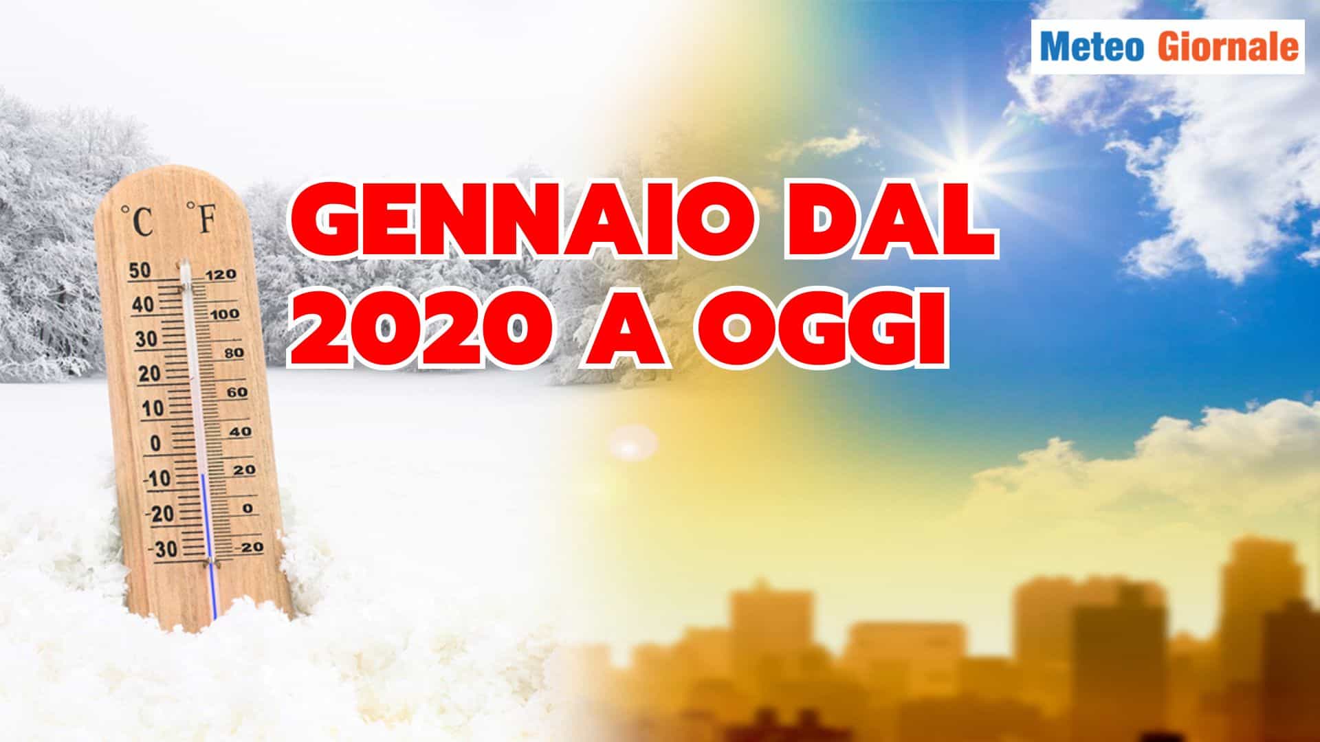 METEO Gennaio: 5 anni di trasformazioni climatiche in Italia