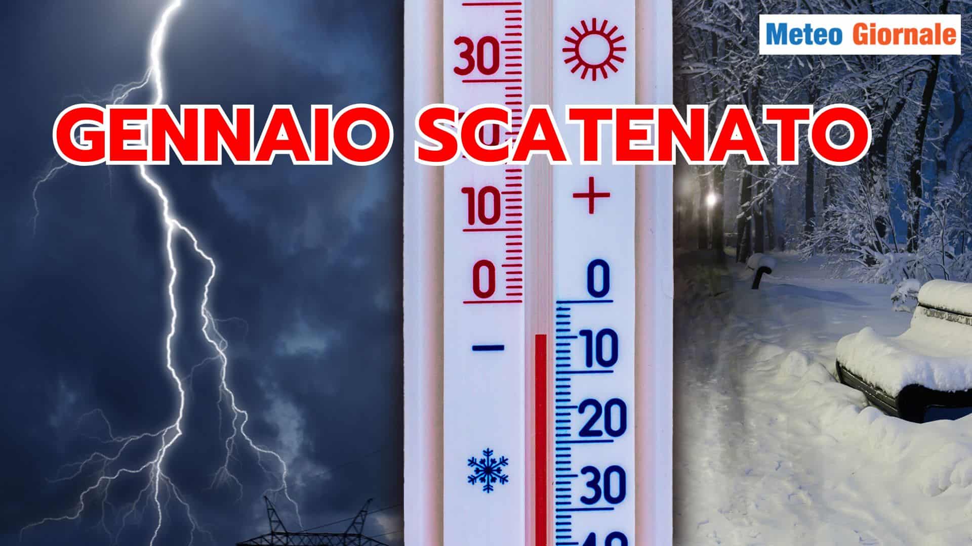 Stop Anticiclone, Gennaio scatena il METEO invernale