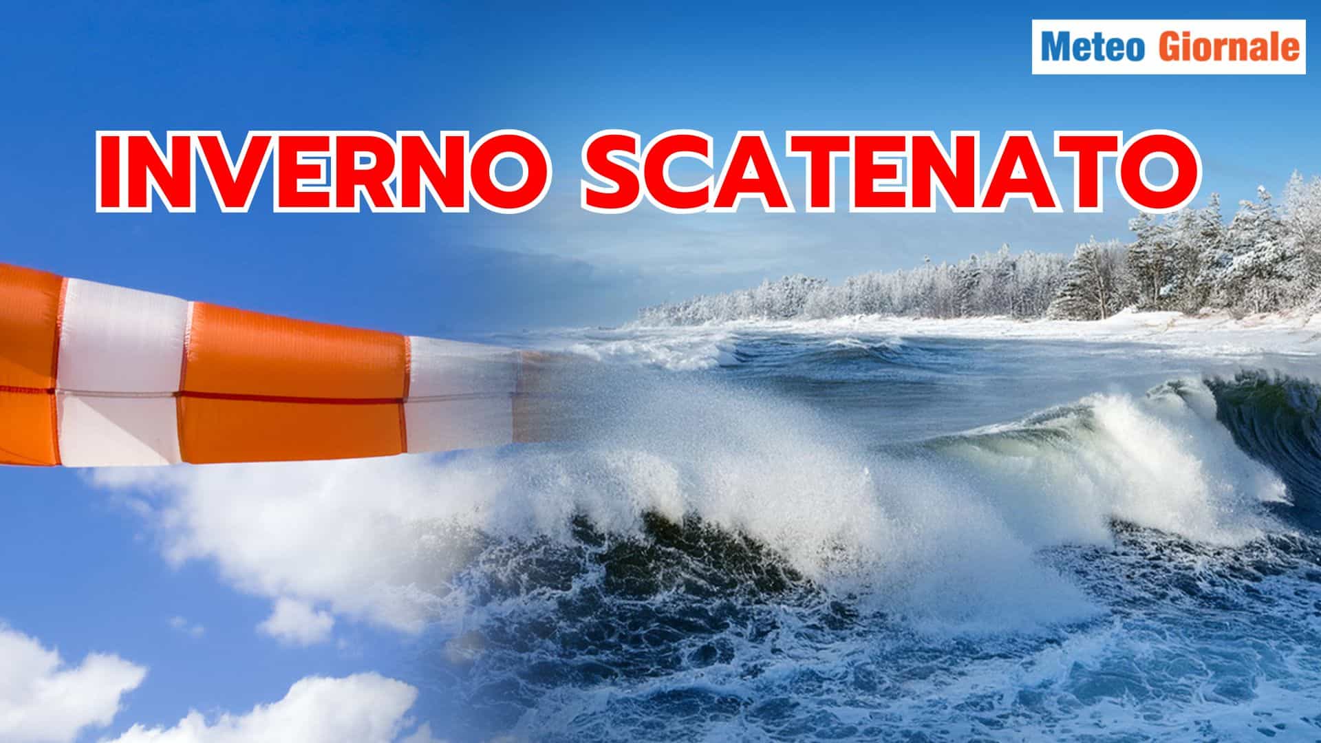 Meteo scatenato: prima l’ATLANTICO, poi…