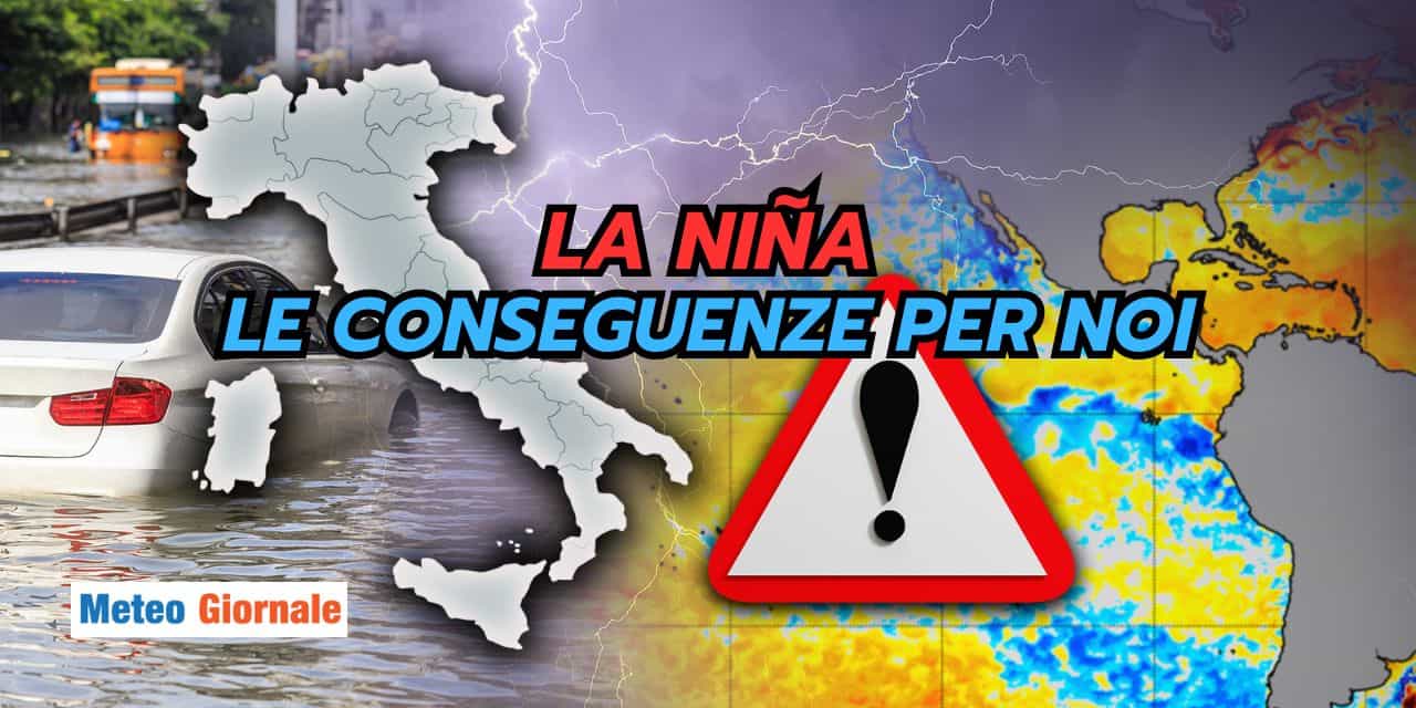 Niña e maltempo INVERNALE: le conseguenze meteo per l'Italia