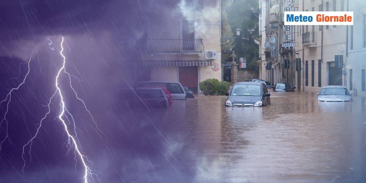 Meteo: forte maltempo e nubifragi, un problema su queste regioni
