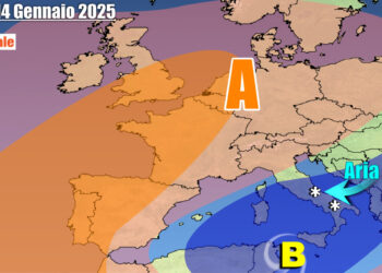 Irruzione fredda, poi graduale spazio all'Anticiclone