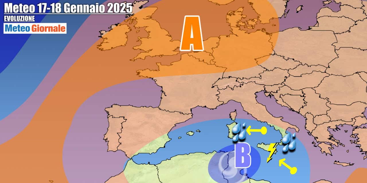 Meteo Italia: Ciclone Mediterraneo colpirà duro, forte maltempo nel weekend