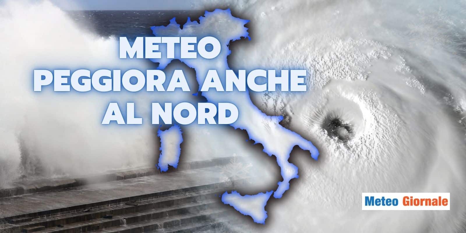 Meteo: Sud nella tempesta, ma peggiora anche al Nord, poi grosse novità