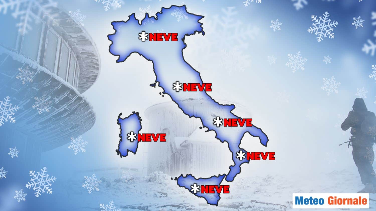 Meteo fine Gennaio 2025: freddo estremo per l'Italia e l'Europa. Cosa c'è di vero