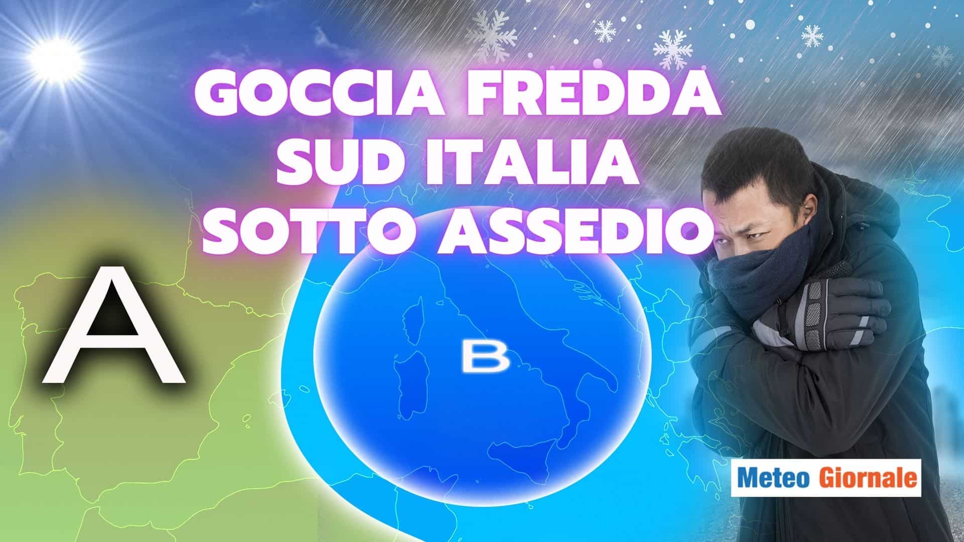 meteo goccia fredda sud italia fdafdda
