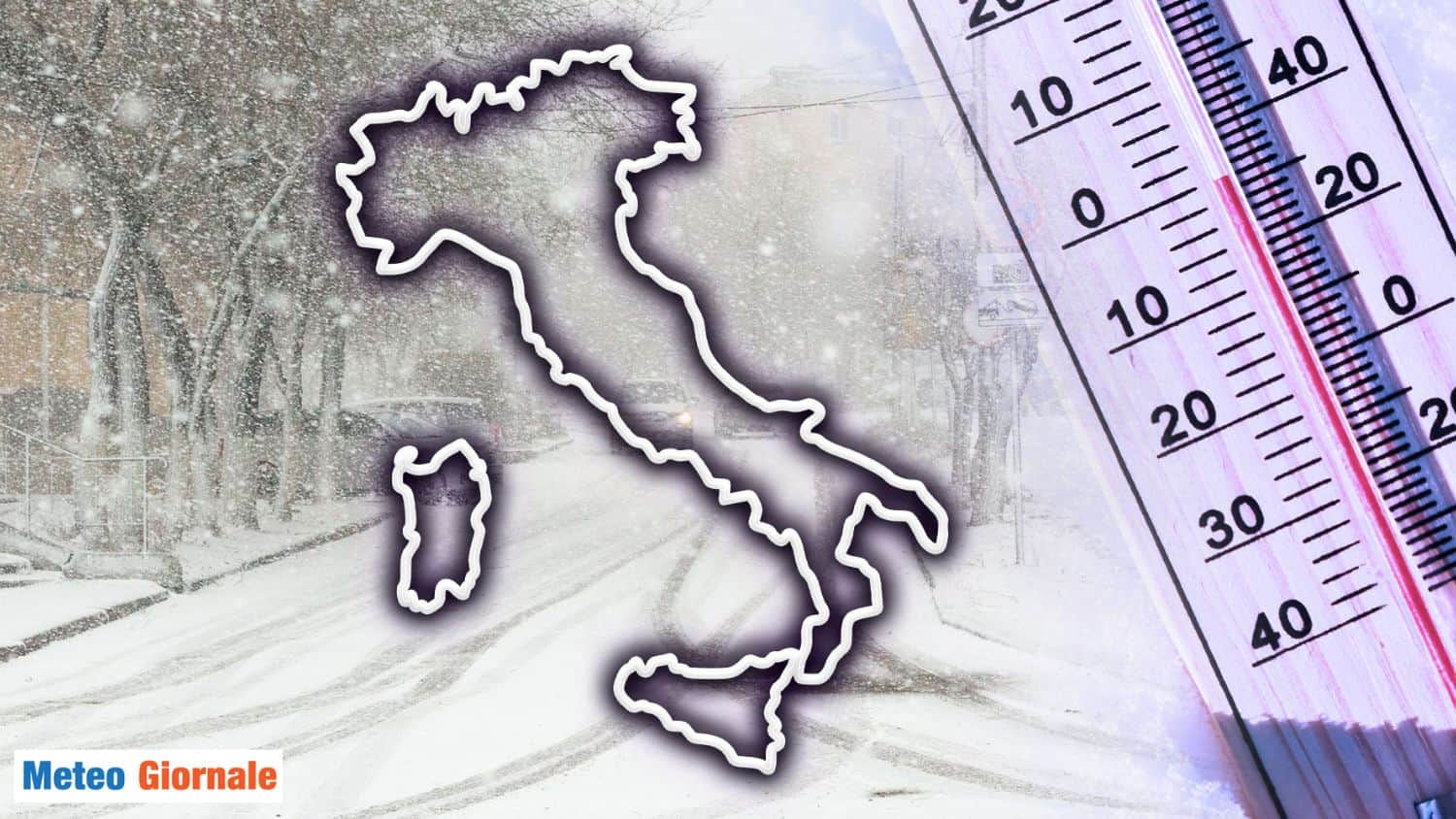 Meteo in sensibile peggioramento, molte nevicate