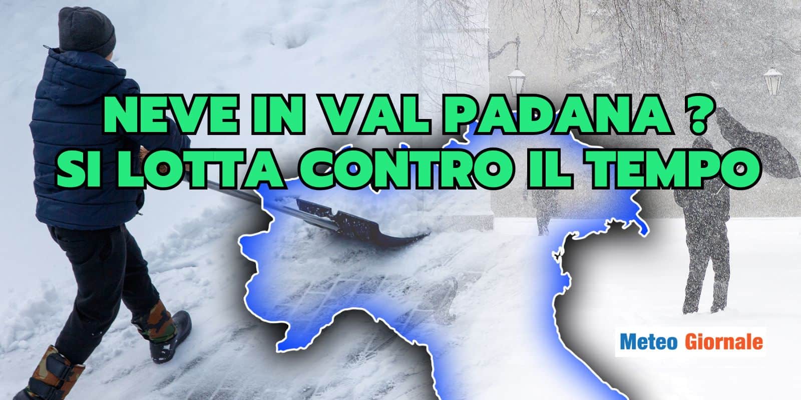 Meteo: NEVE in Val Padana, sì o no, le ultime proiezioni fanno discutere