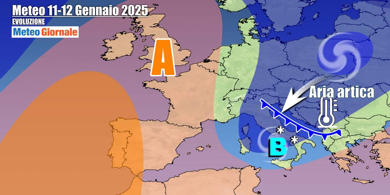 Meteo Italia: weekend con ritorno dell’Inverno e della neve, i dettagli