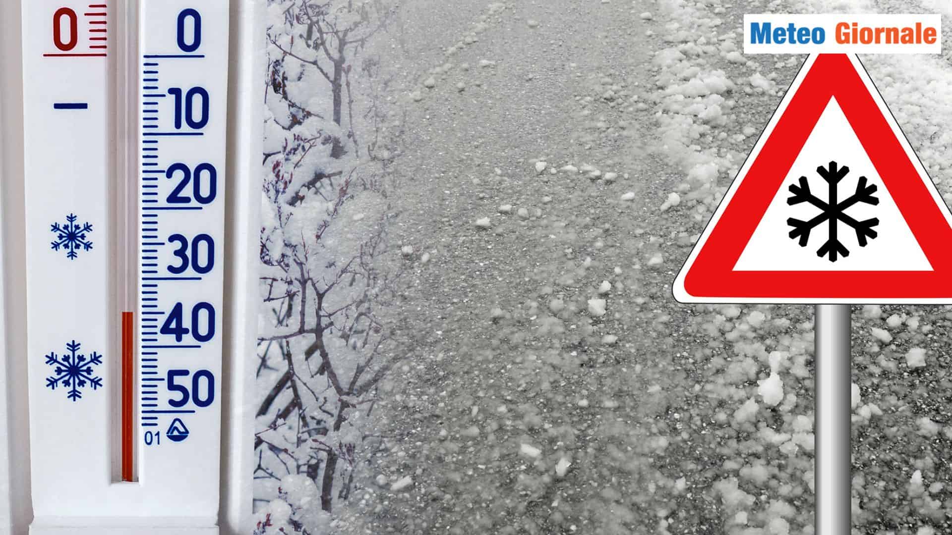 Il rischio "calcolato" di un METEO inquietante: Neve a palate
