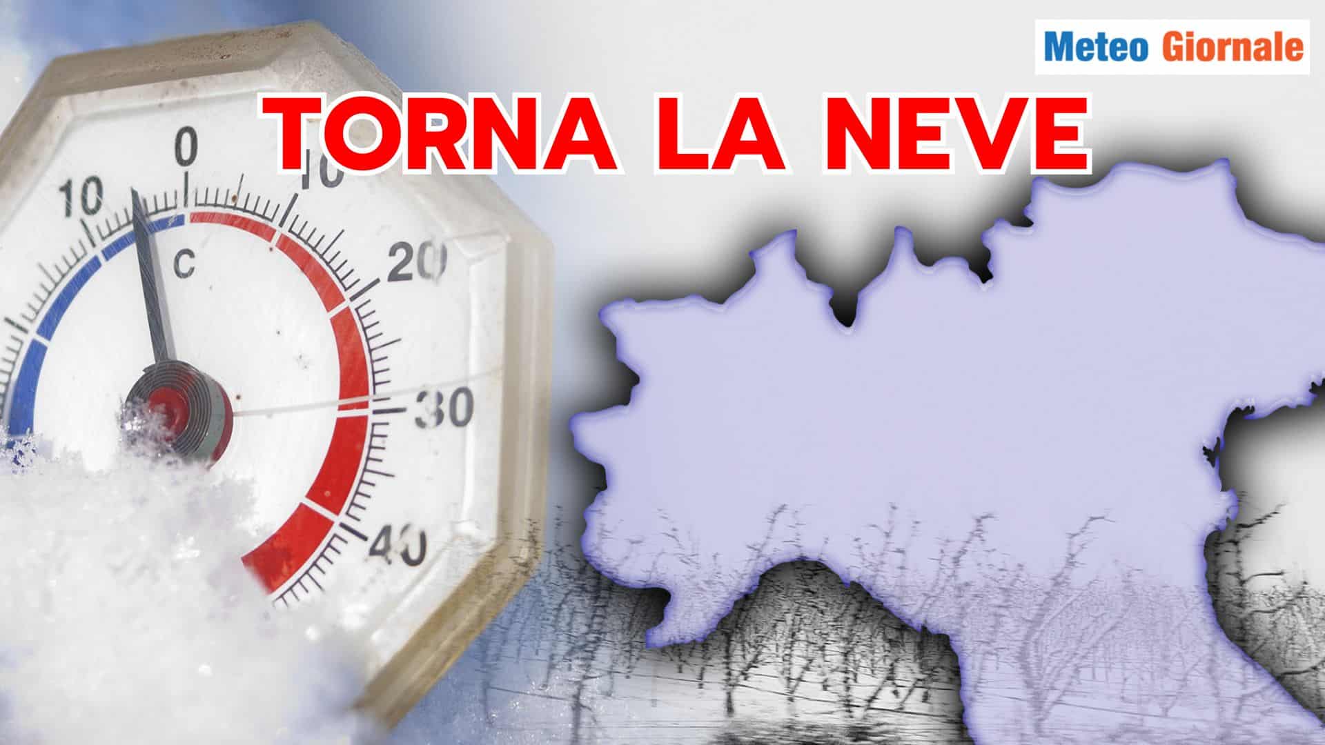Sta per tornare la NEVE su queste regioni! La svolta Meteo c'è
