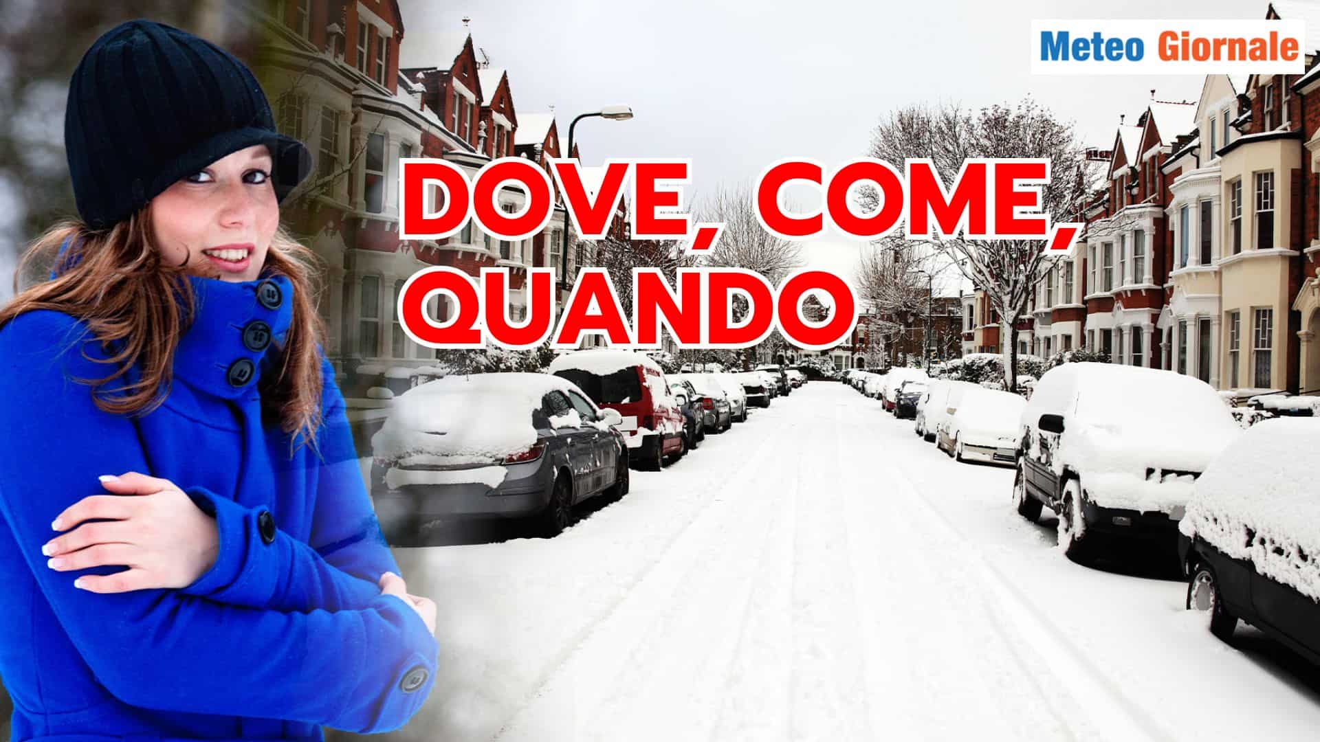 NEVE dove, come, quando, perché: le risposte Meteo per FEBBRAIO