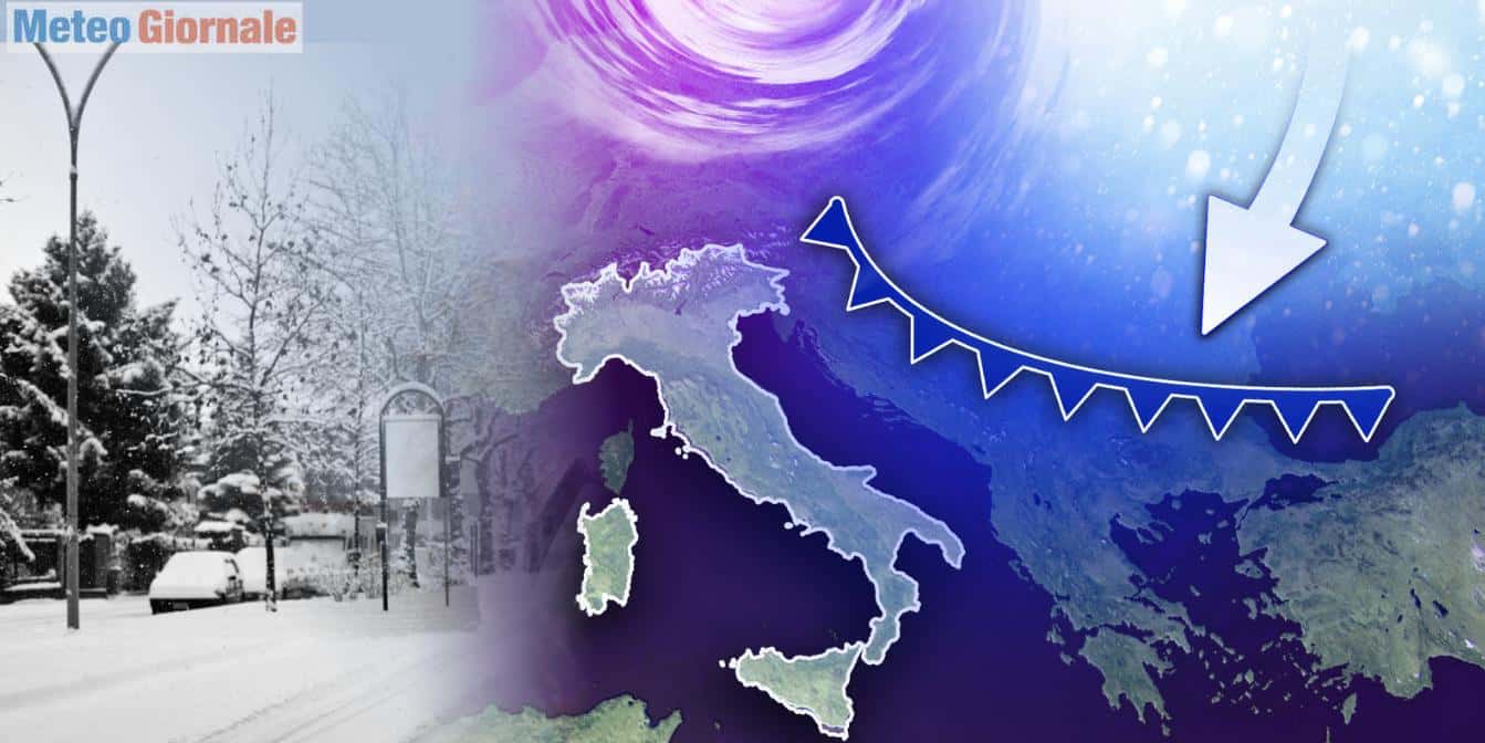 Meteo: altra neve copiosa in arrivo Martedì 14, ecco le regioni coinvolte