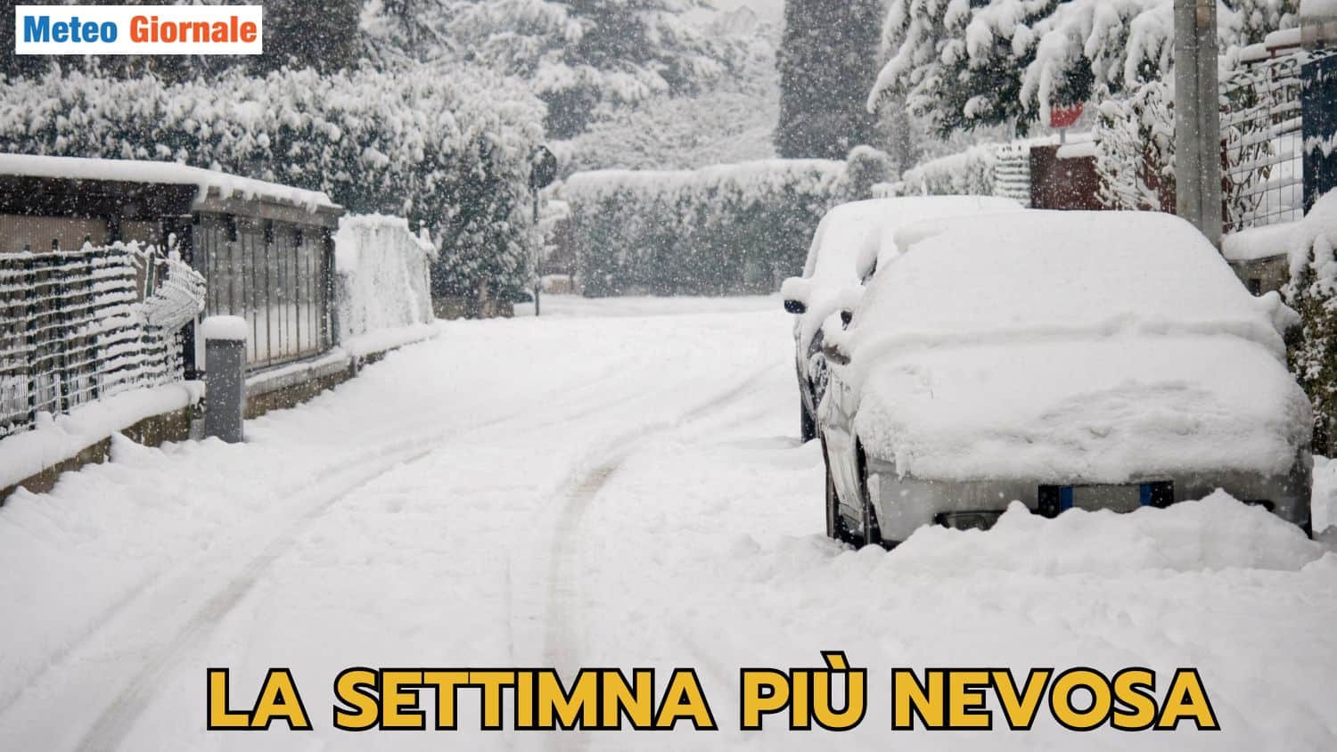 Inizia la Settimana della Gran Neve: previsioni meteo