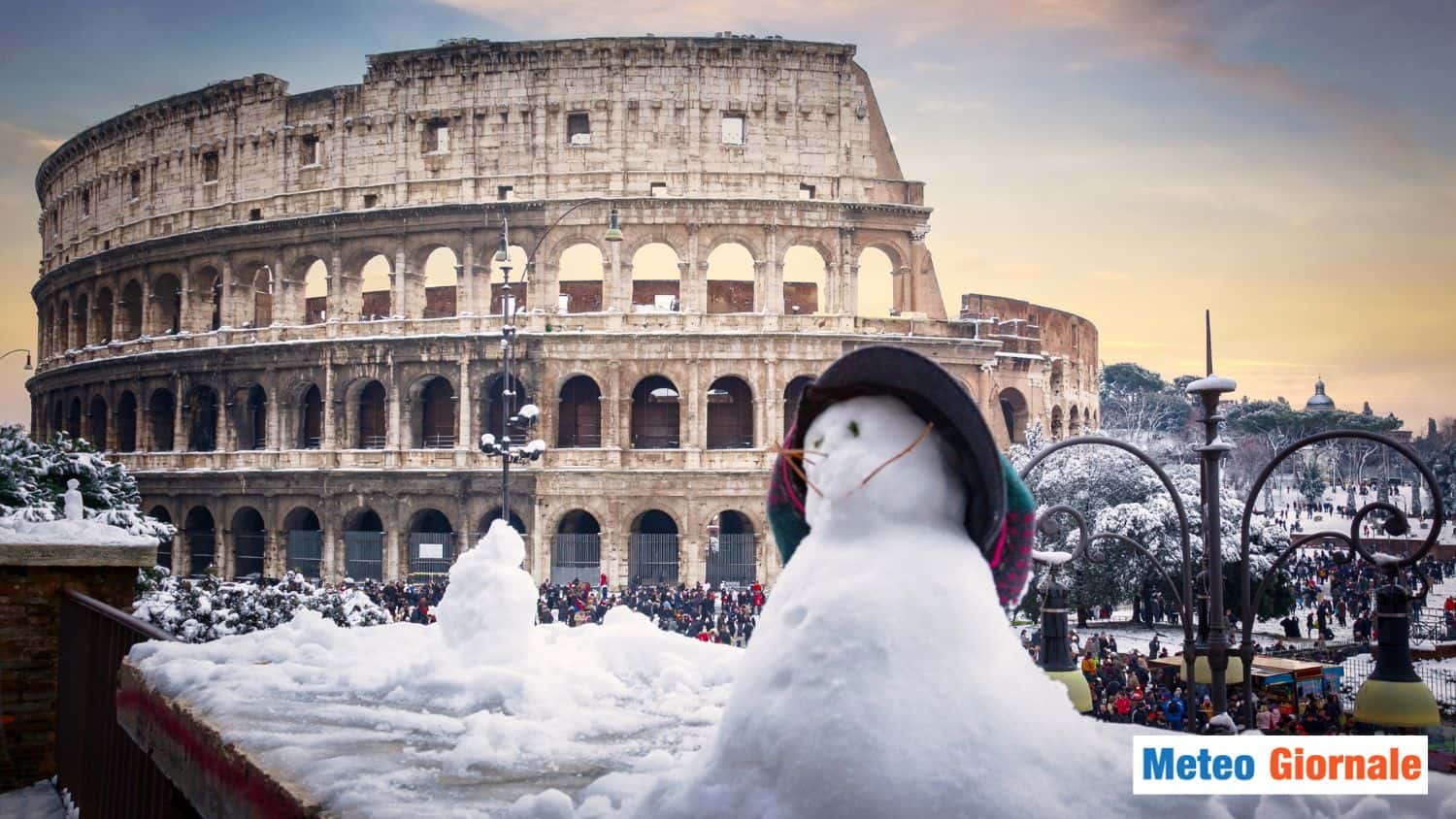 Meteo ROMA in attesa della NEVE. Ecco cosa succede