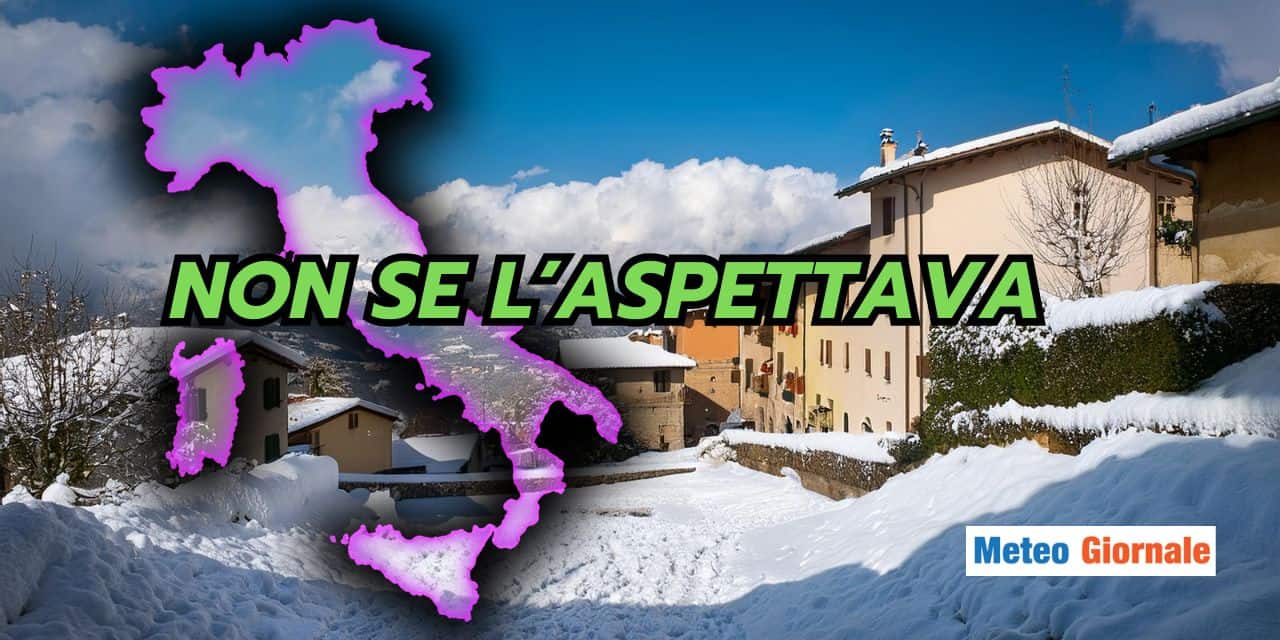 Un meteo sorprendente per il Nord